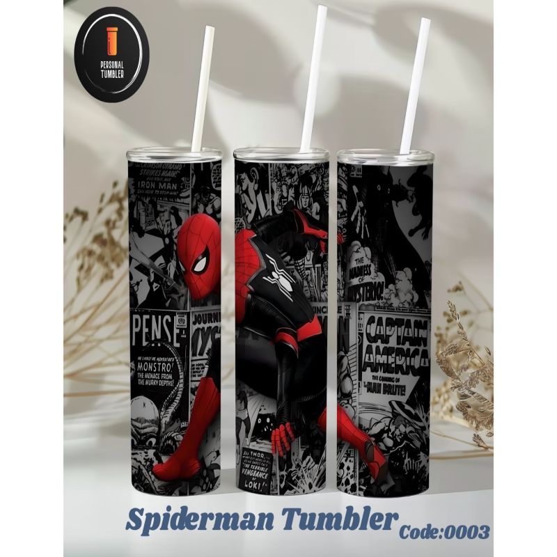 Spiderman Tumbler Stainless Steel 20Oz